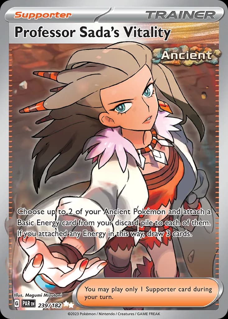 Paradox Rift Professor Sada's Vitality card front, 239/182