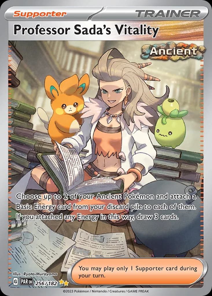 Paradox Rift Professor Sada's Vitality card front, 256/182