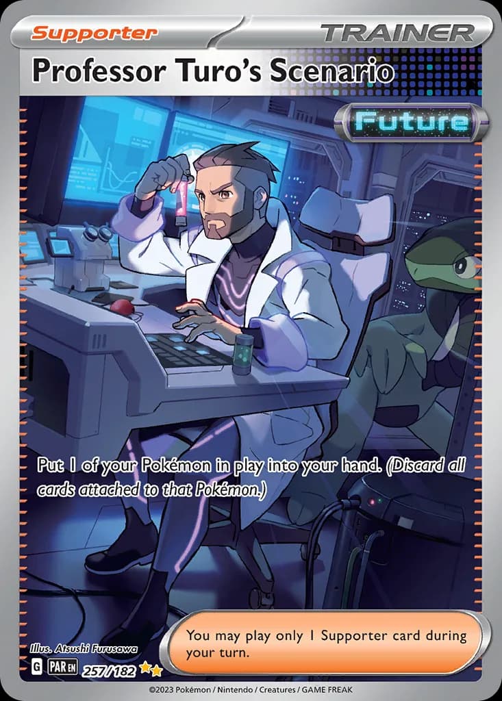 Paradox Rift Professor Turo's Scenario card front, 257/182