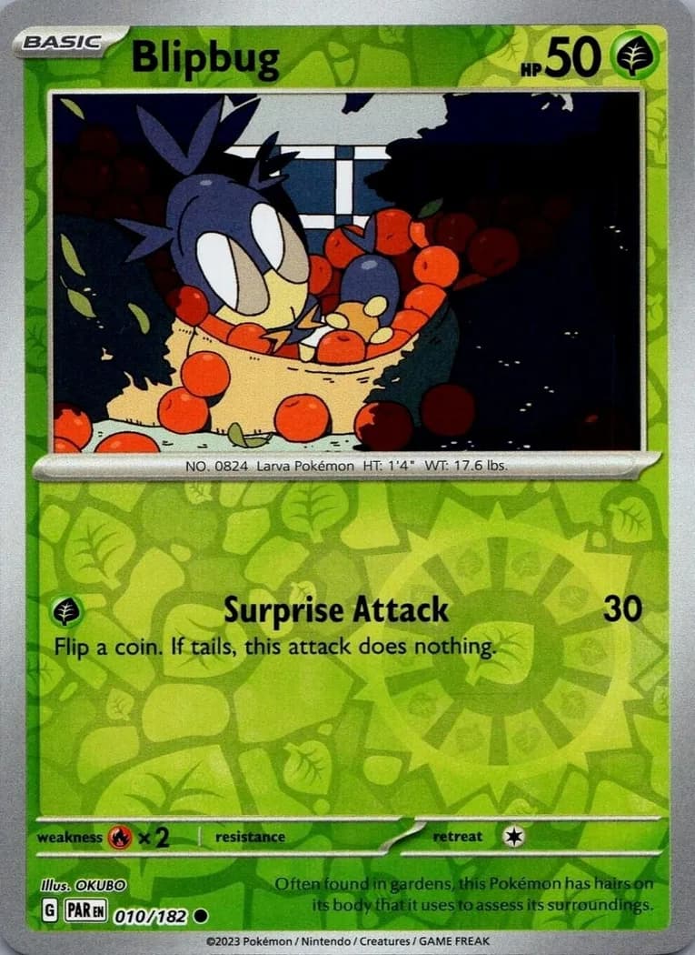 Blipbug reverse holo card front, Paradox Rift 10/182