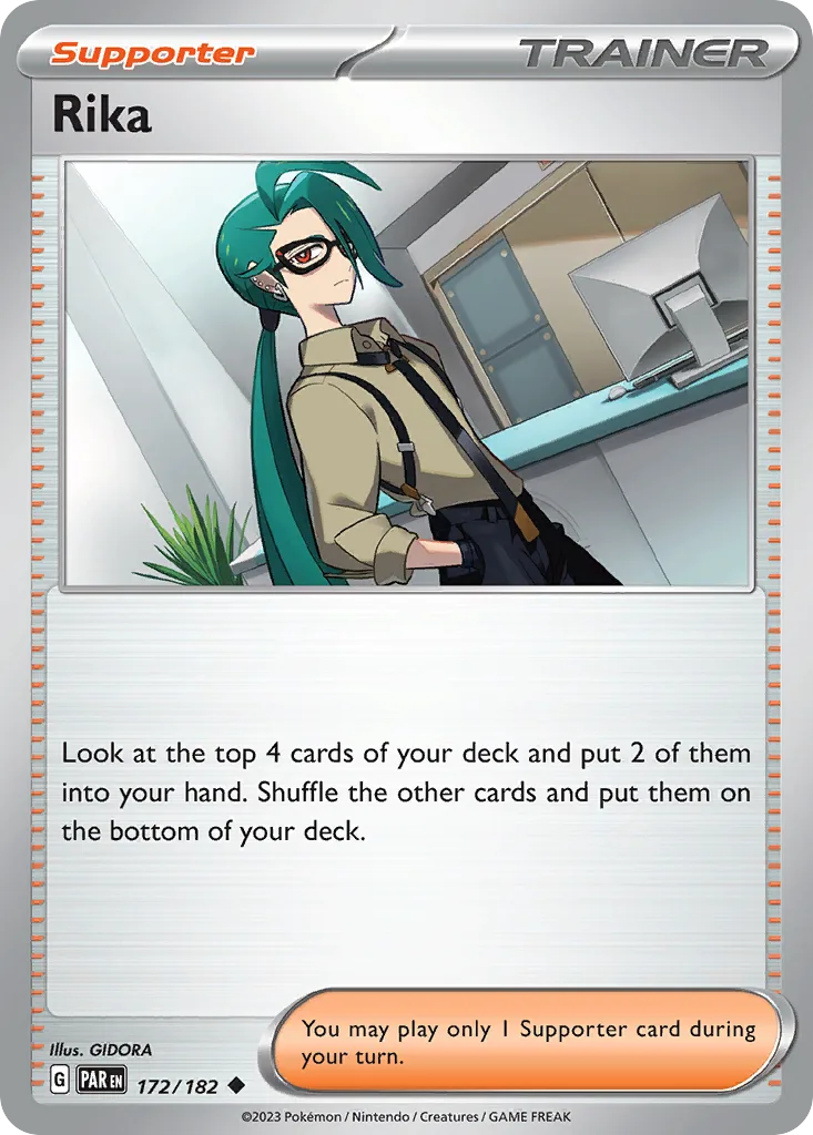 Paradox Rift Rika card front, 172/182