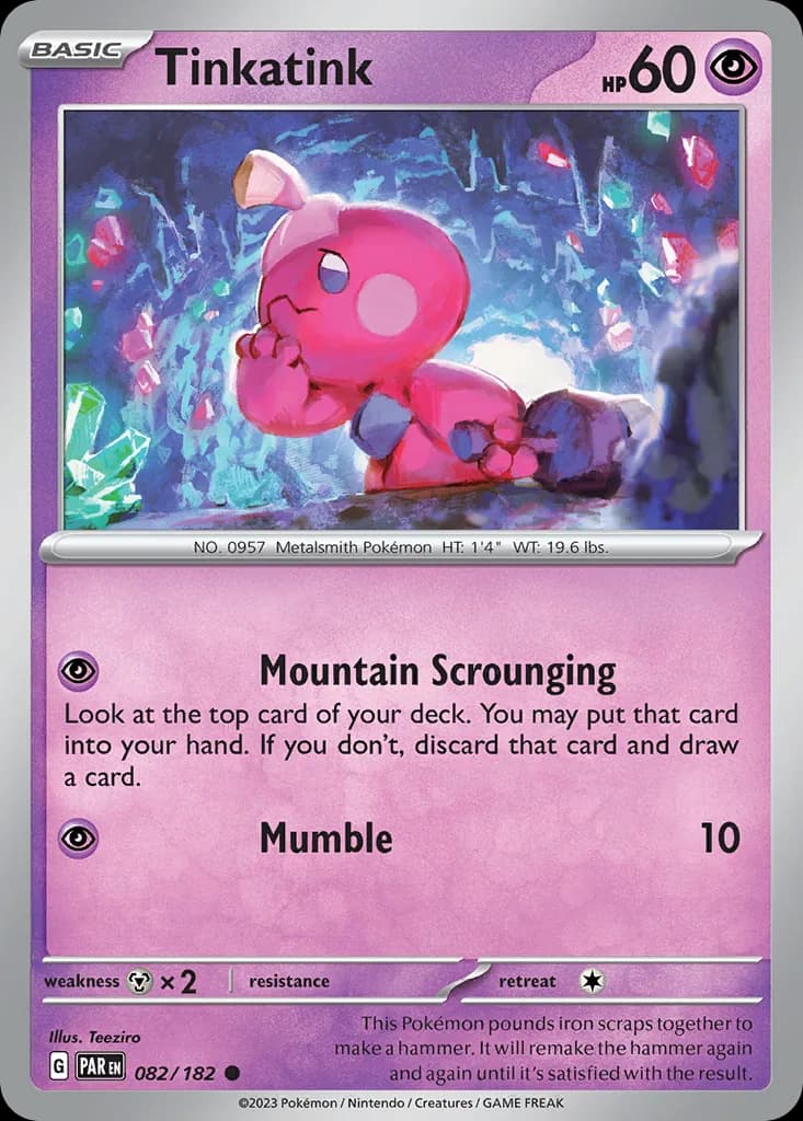 Paradox Rift Tinkatink card front, 82/182