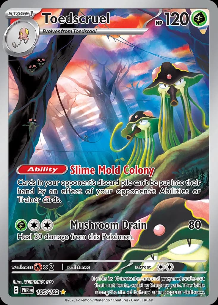 Paradox Rift Toedscruel card front, 185/182