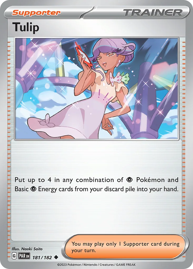 Paradox Rift Tulip card front, 181/182