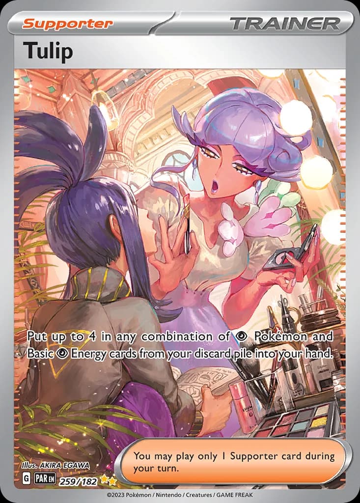 Paradox Rift Tulip card front, 259/182