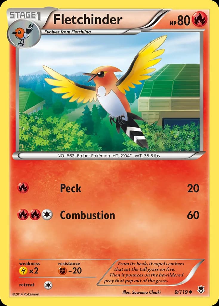 Phantom Forces Fletchinder card front, 9/119