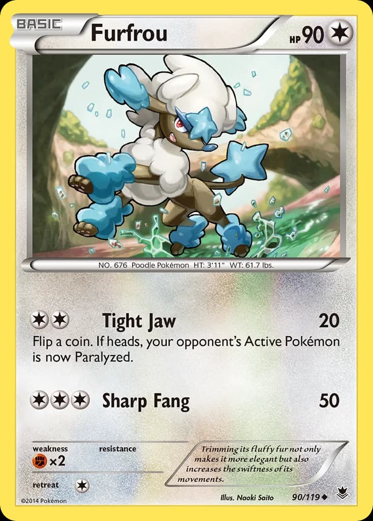 Phantom Forces Furfrou card front, 90/119