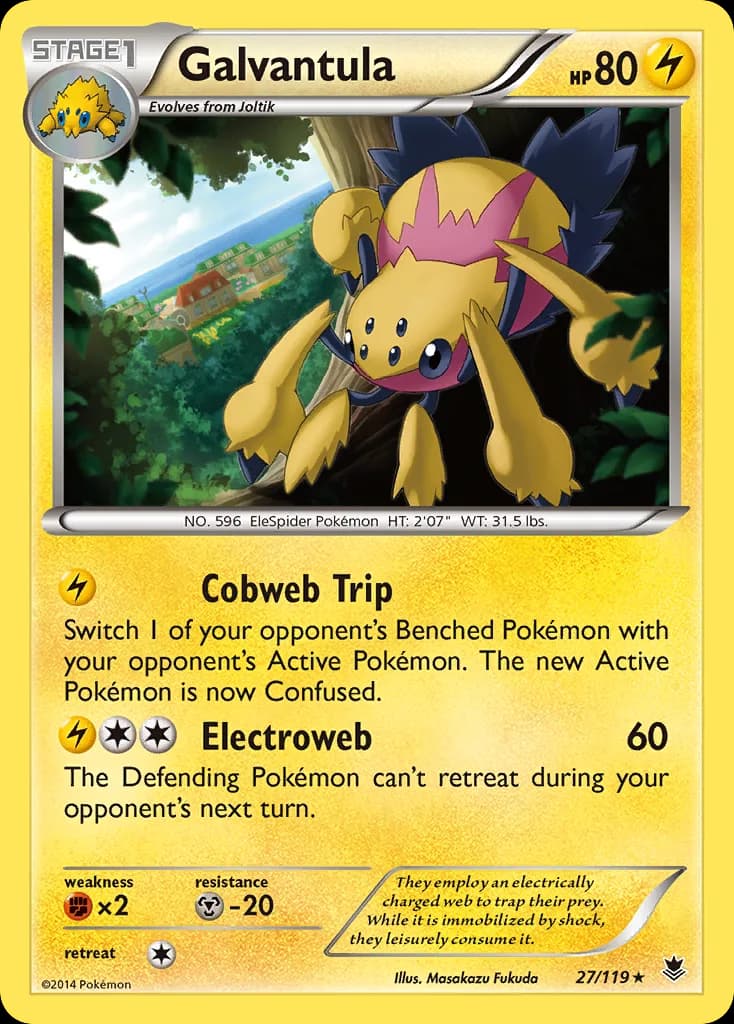 Phantom Forces Galvantula card front, 27/119
