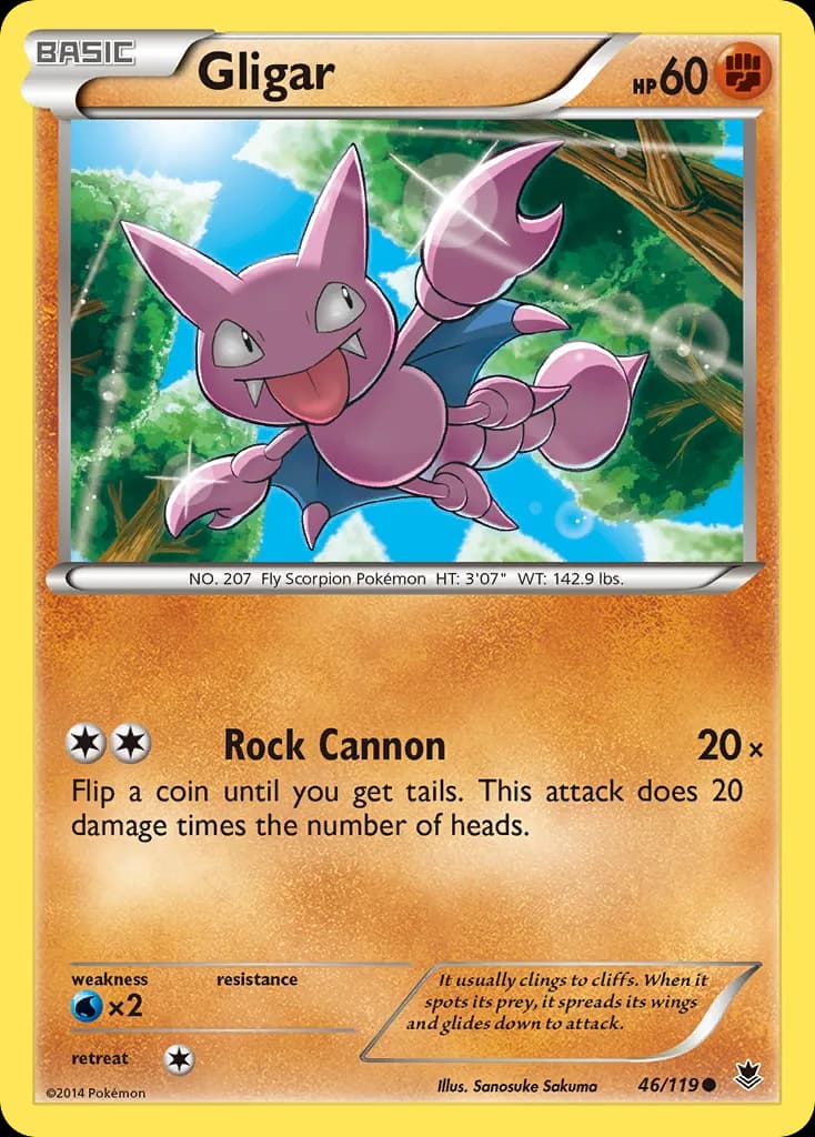 Phantom Forces Gligar card front, 46/119
