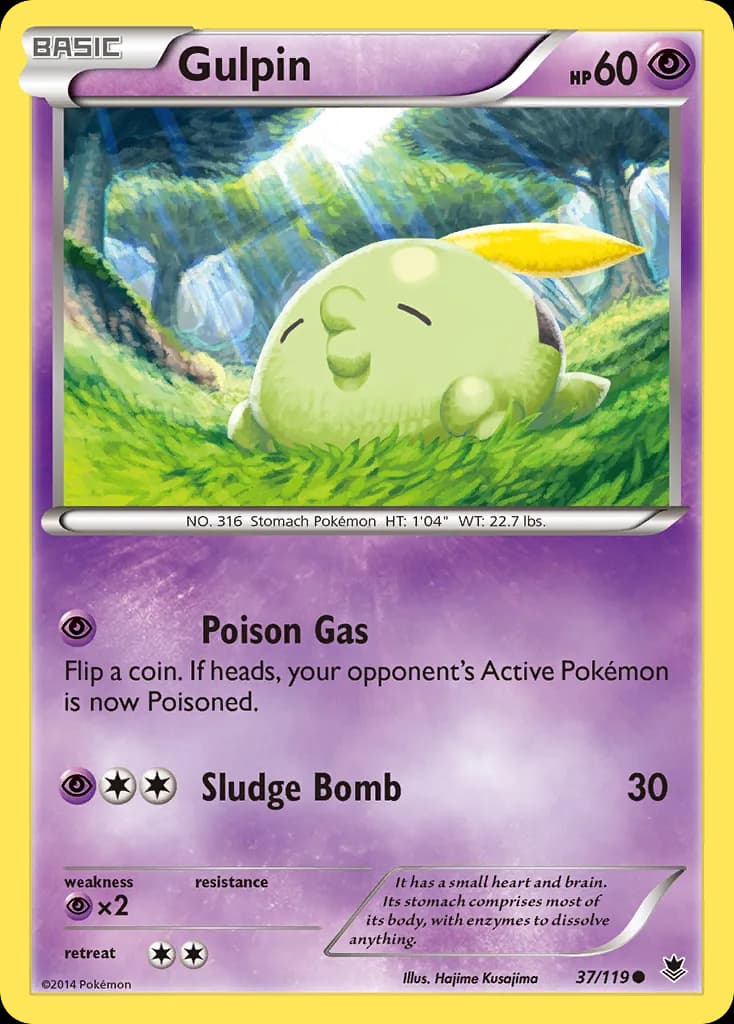Phantom Forces Gulpin card front, 37/119