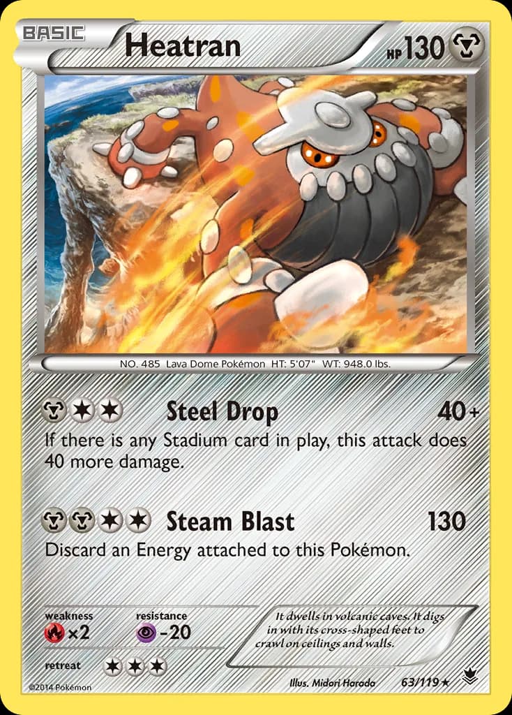 Phantom Forces Heatran card front, 63/119