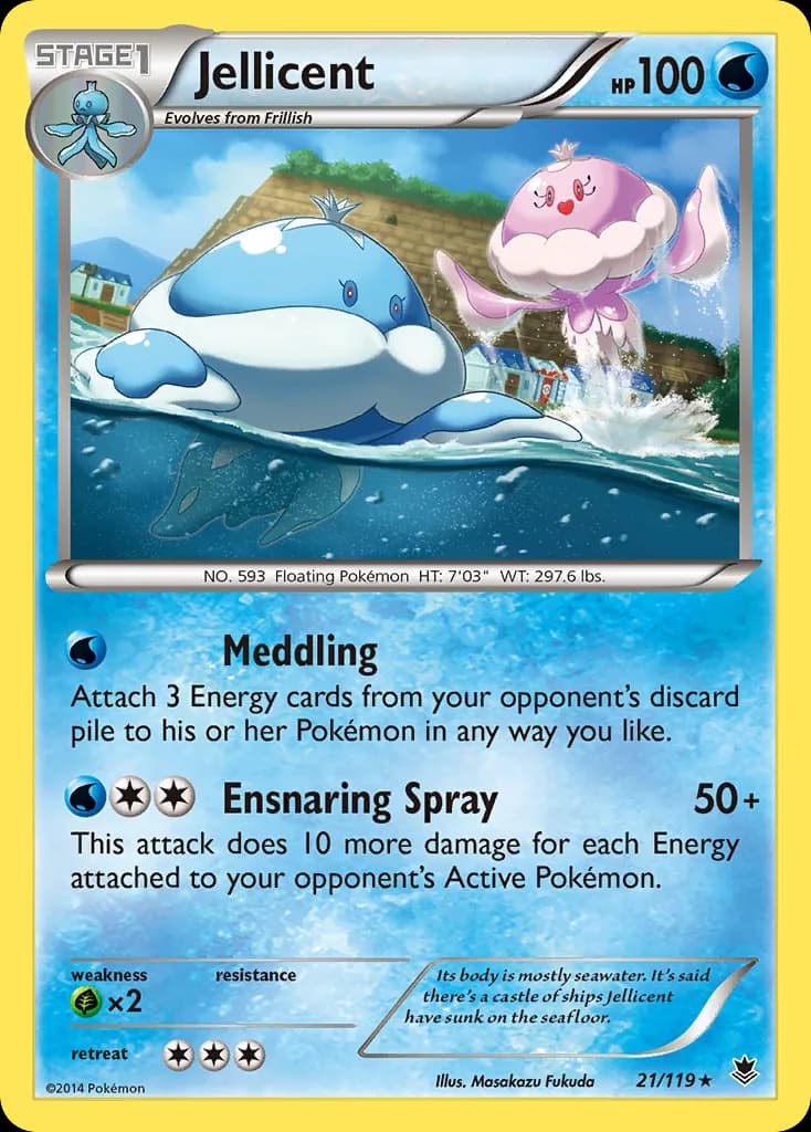 Phantom Forces Jellicent card front, 21/119