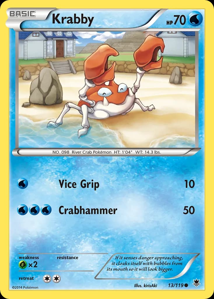 Phantom Forces Krabby card front, 13/119