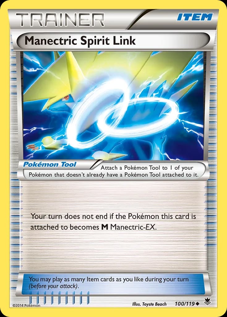 Phantom Forces Manectric Spirit Link card front, 100/119
