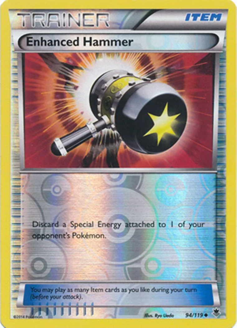 Enhanced Hammer reverse holo card front, Phantom Forces 94/119