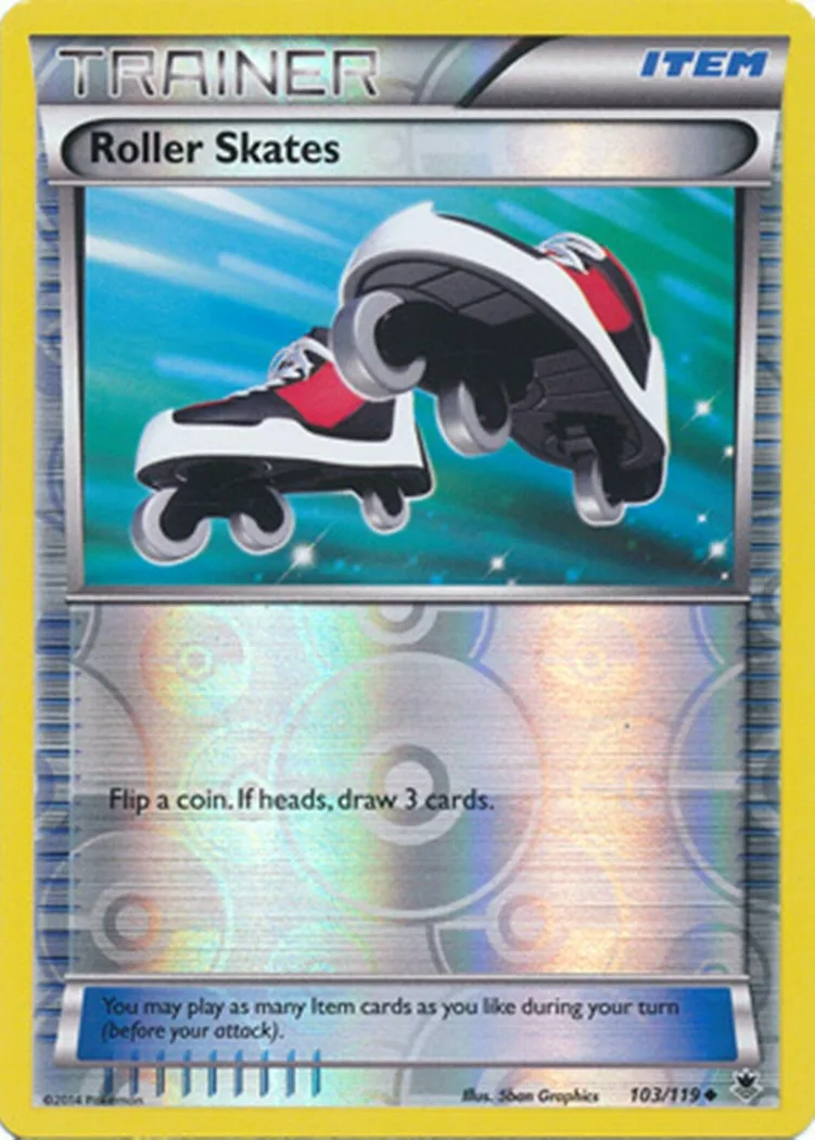 Roller Skates reverse holo card front, Phantom Forces 103/119