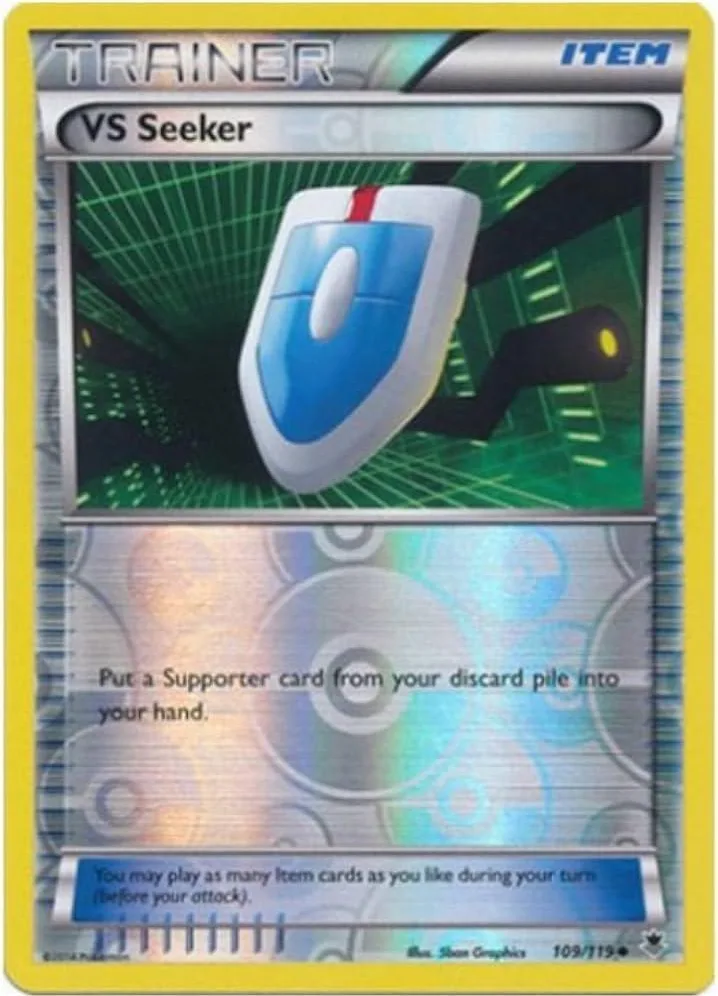 VS Seeker reverse holo card front, Phantom Forces 109/119