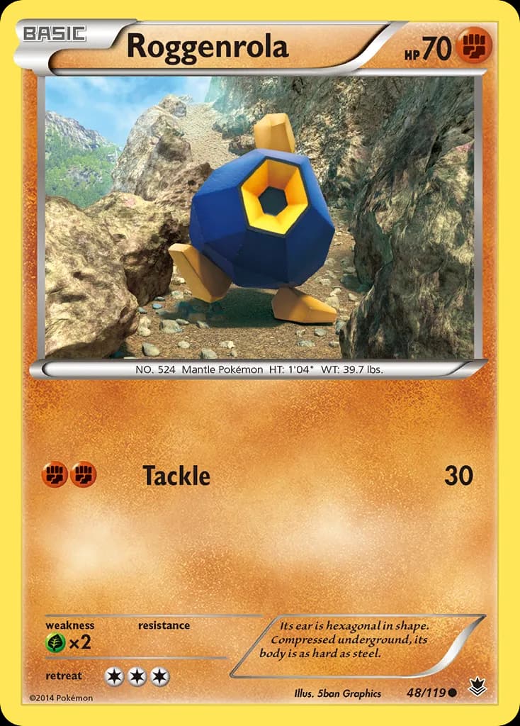 Phantom Forces Roggenrola card front, 48/119