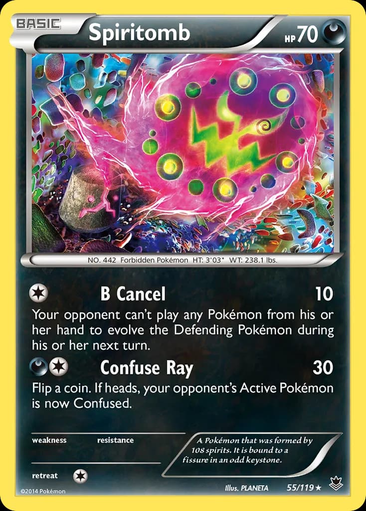 Phantom Forces Spiritomb card front, 55/119