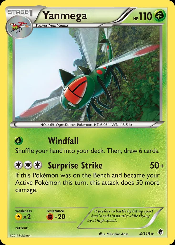 Phantom Forces Yanmega card front, 4/119