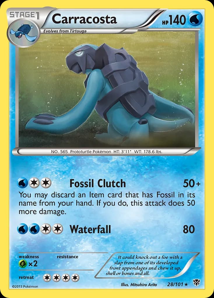 Plasma Blast Carracosta card front, 28/101