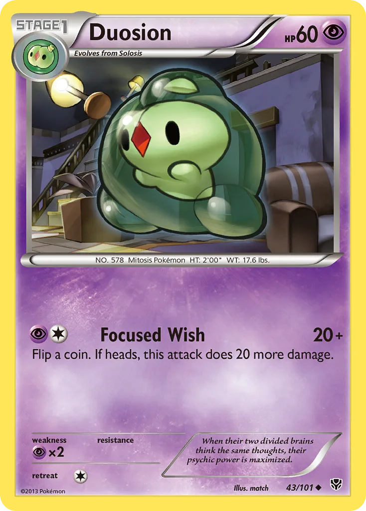 Plasma Blast Duosion card front, 43/101