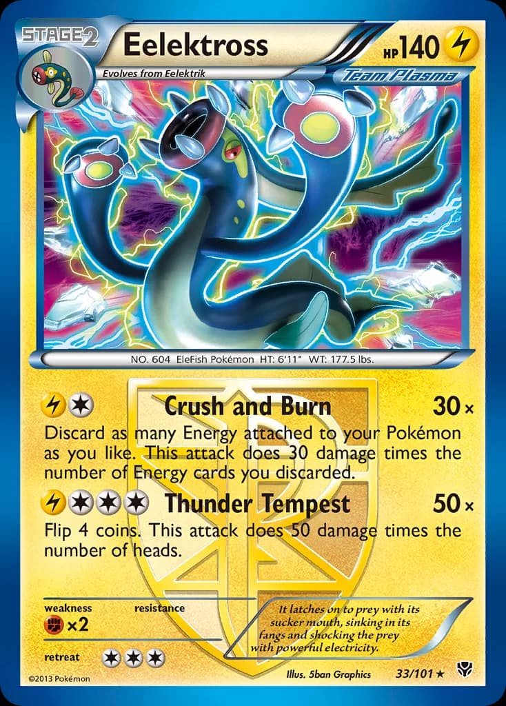 Plasma Blast Eelektross card front, 33/101