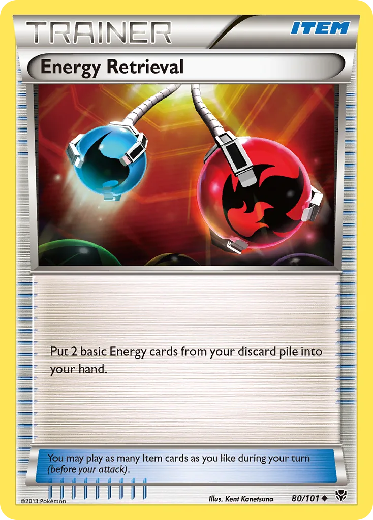 Plasma Blast Energy Retrieval card front, 80/101