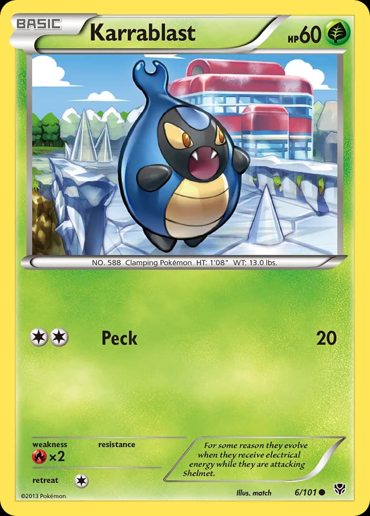 Plasma Blast Karrablast card front, 6/101
