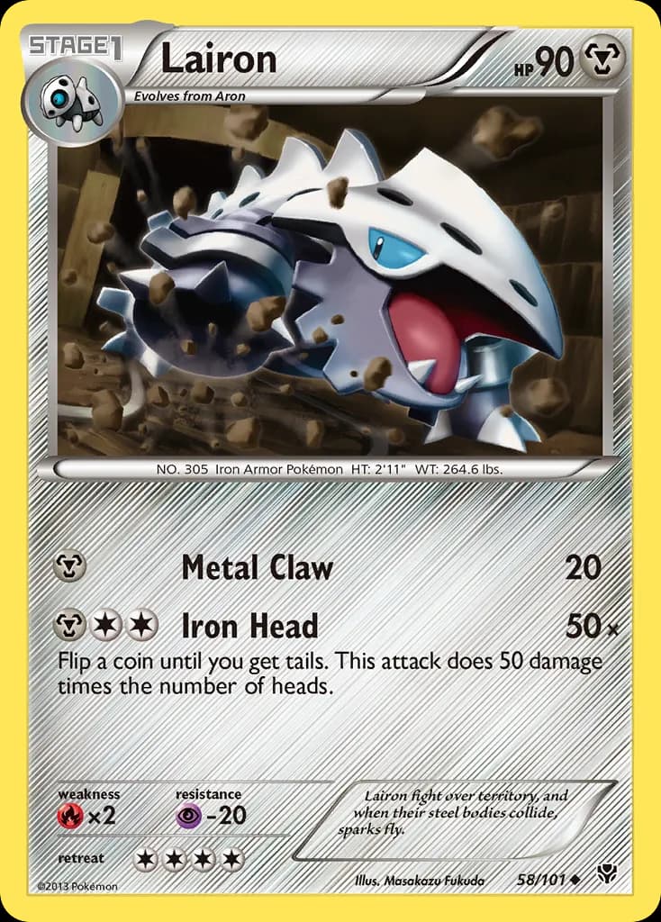 Plasma Blast Lairon card front, 58/101