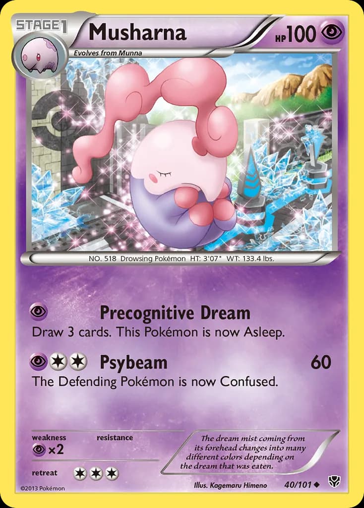 Plasma Blast Musharna card front, 40/101