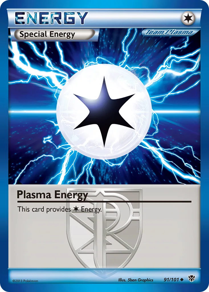 Plasma Blast Plasma Energy card front, 91/101