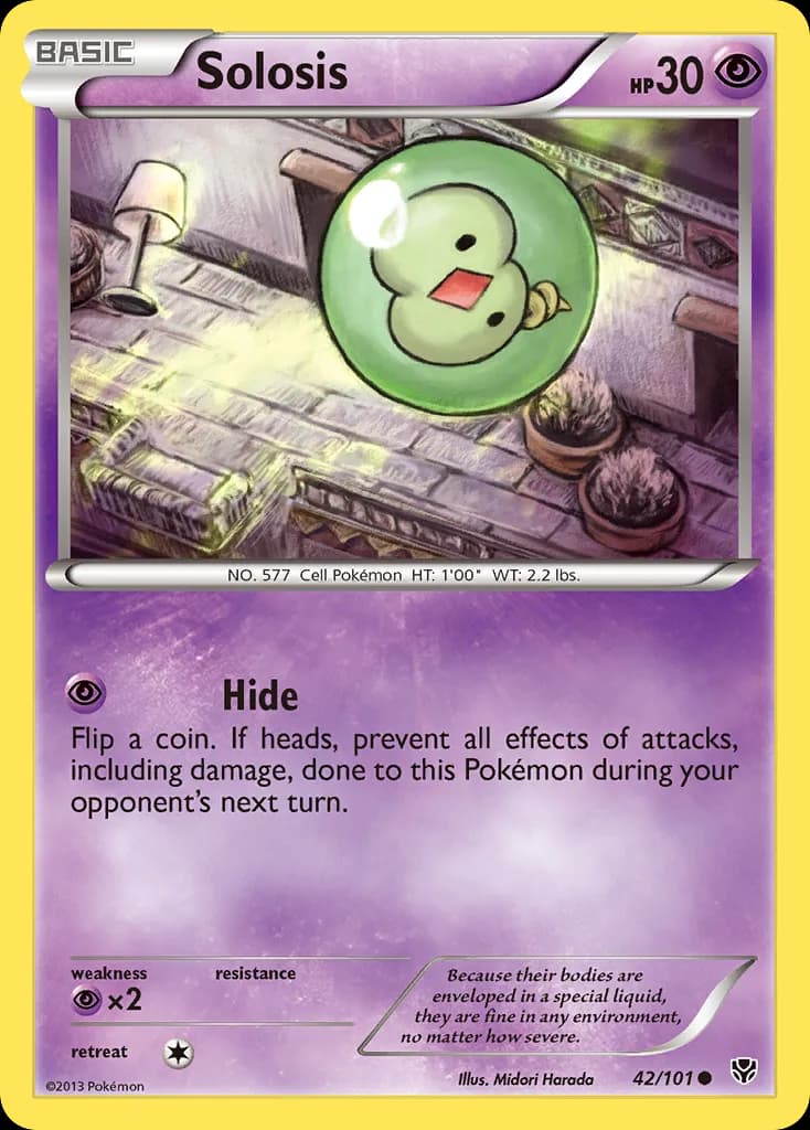 Plasma Blast Solosis card front, 42/101