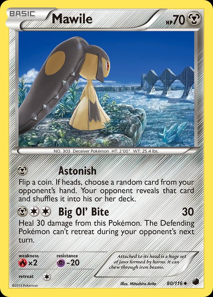 Plasma Freeze Mawile card front, 80/116