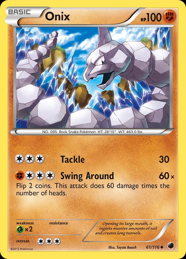 Plasma Freeze Onix card front, 61/116
