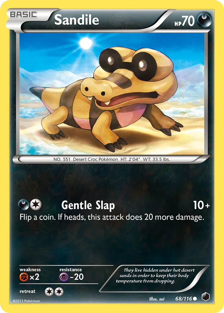 Plasma Freeze Sandile card front, 68/116