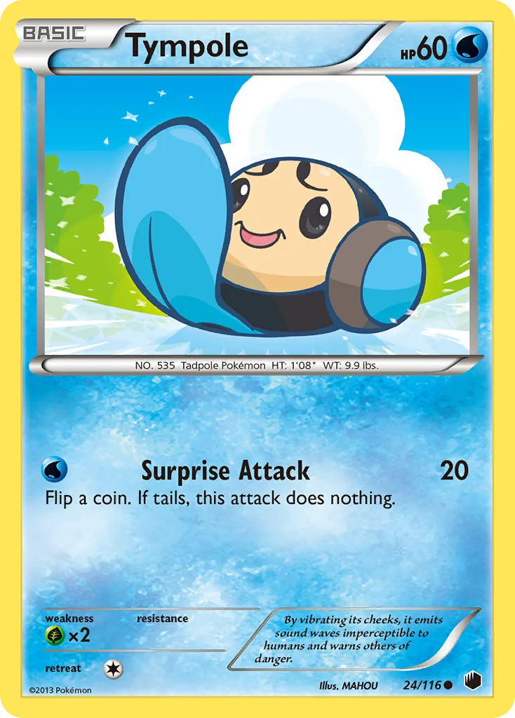 Plasma Freeze Tympole card front, 24/116