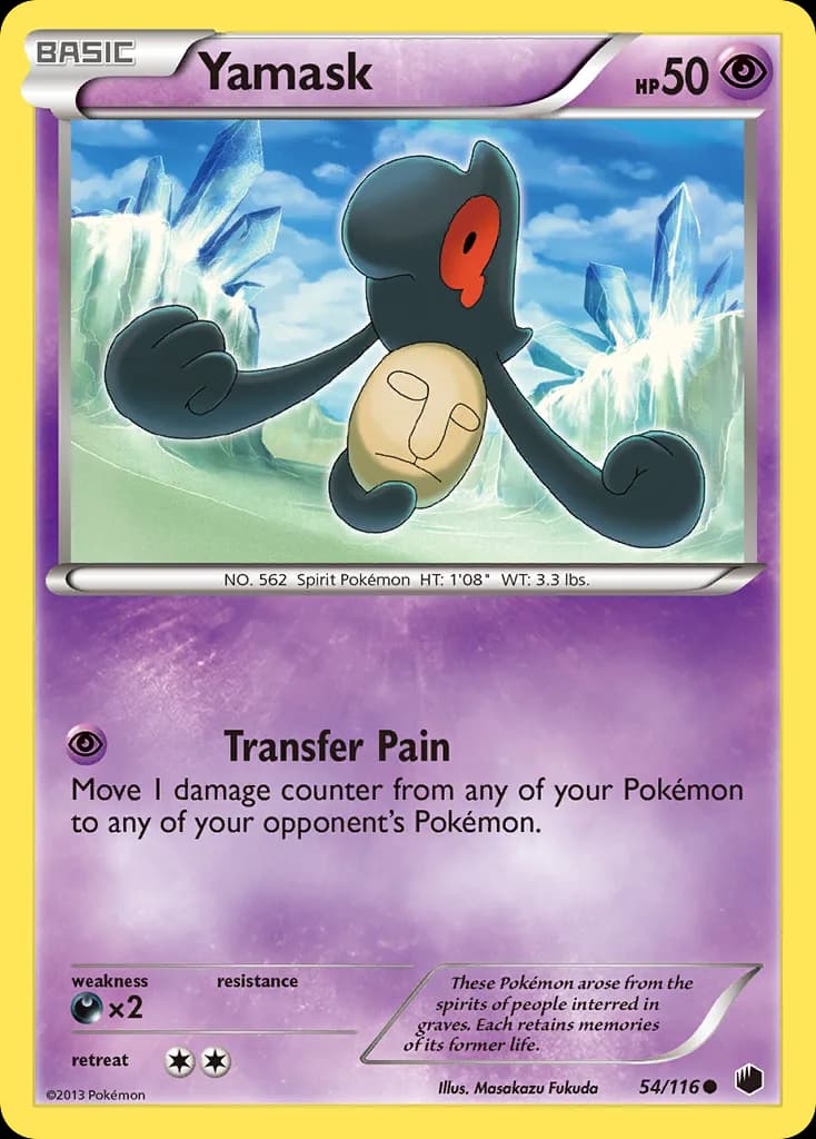 Plasma Freeze Yamask card front, 54/116