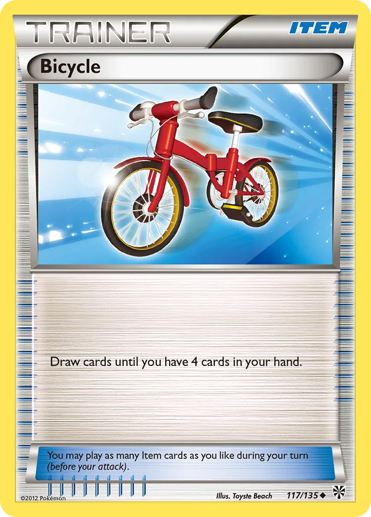 Plasma Storm Bicycle card front, 117/135
