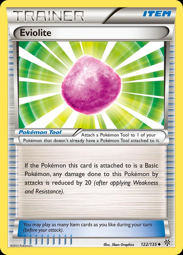 Plasma Storm Eviolite card front, 122/135