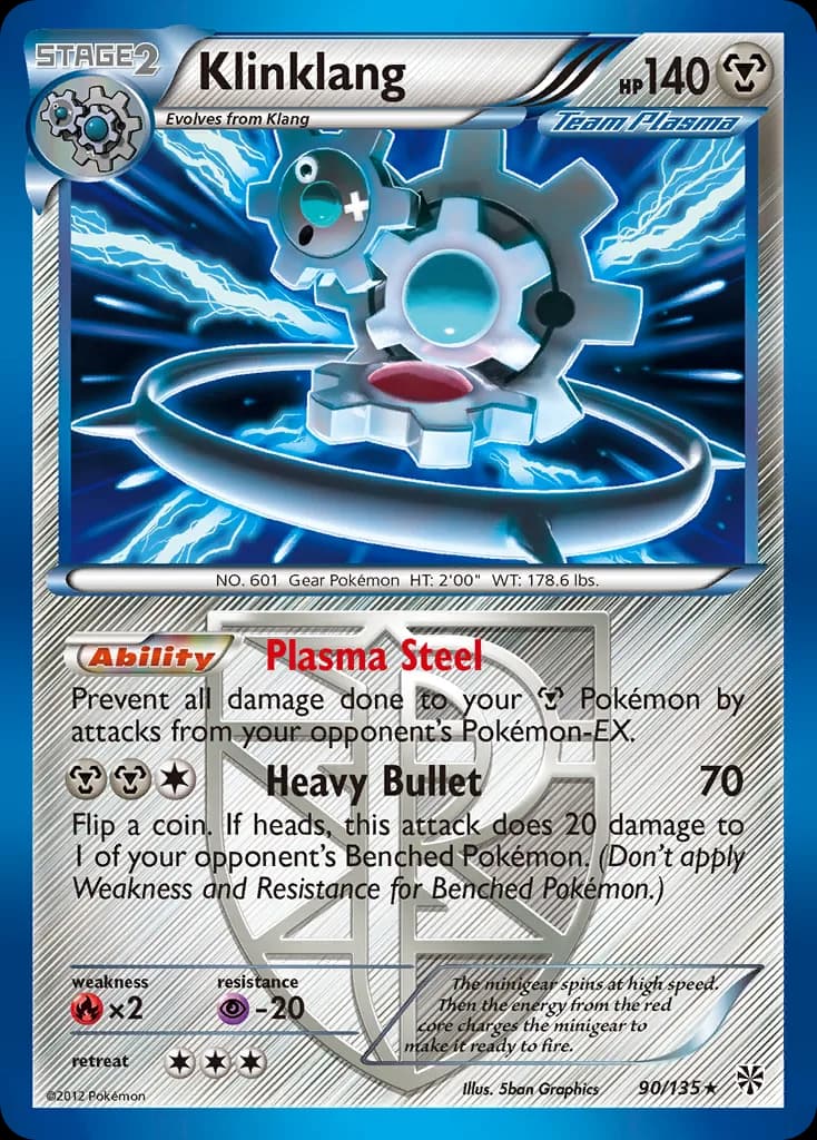 Plasma Storm Klinklang card front, 90/135