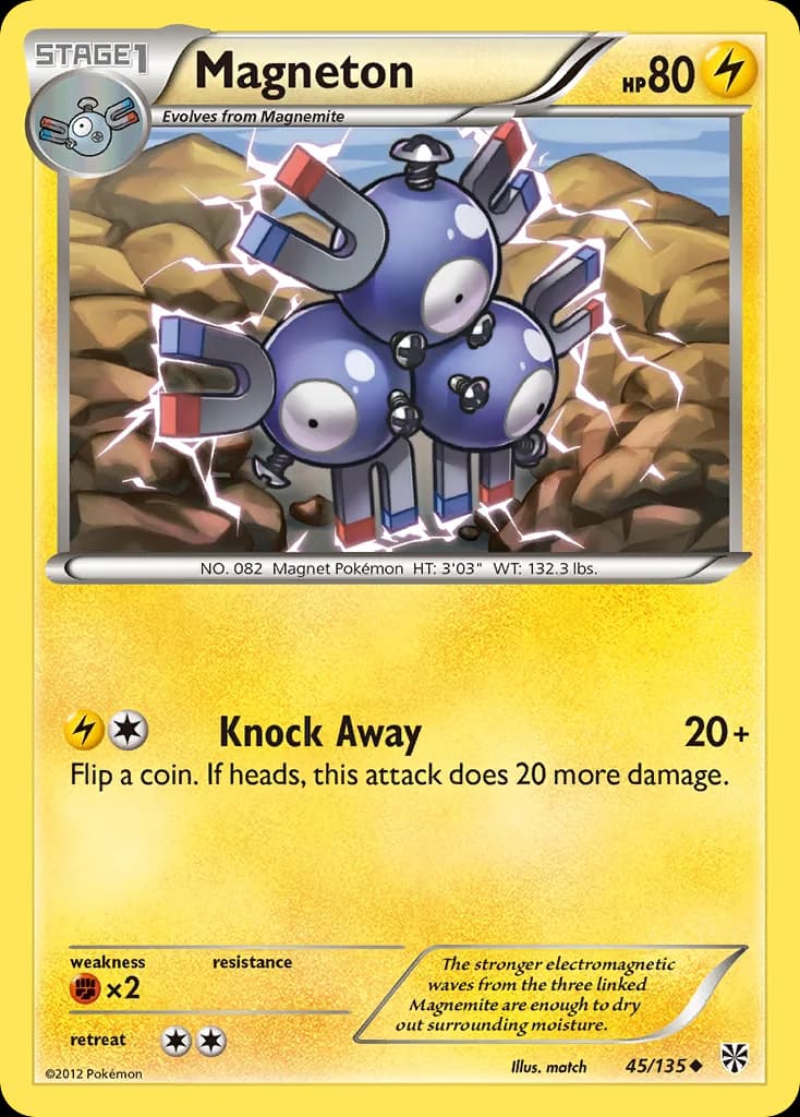 Plasma Storm Magneton card front, 45/135