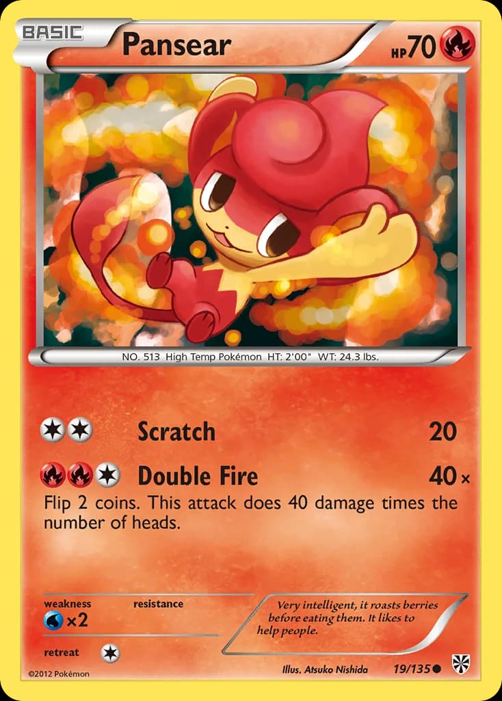 Plasma Storm Pansear card front, 19/135