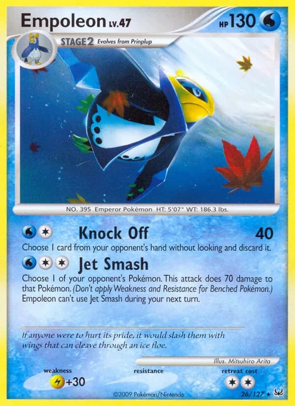 Empoleon card front, Platinum 26/127