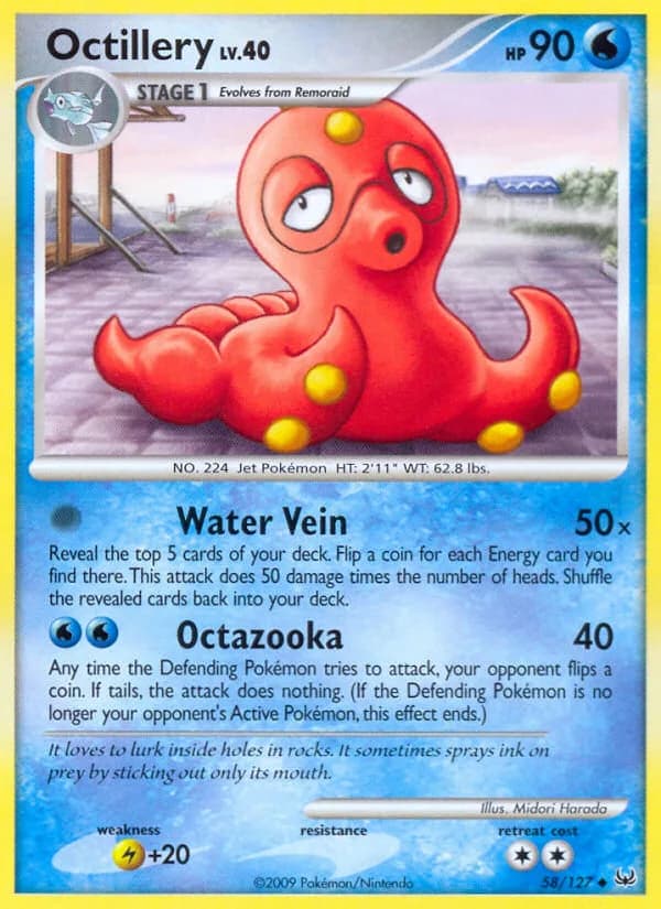 Platinum Octillery card front, 58/127