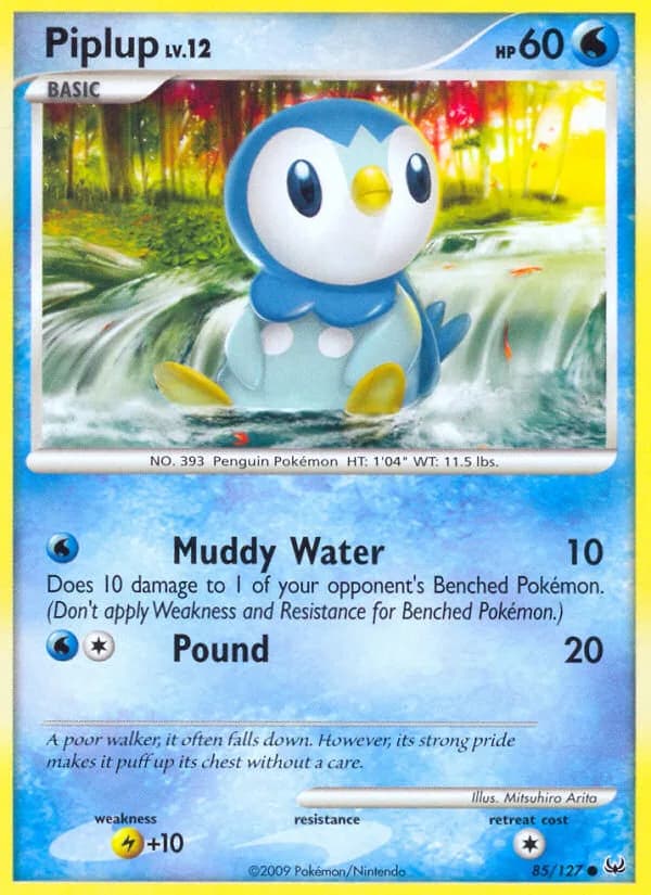 Piplup card front, Platinum 85/127