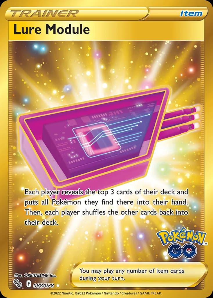 Pokémon GO Lure Module card front, 88/78