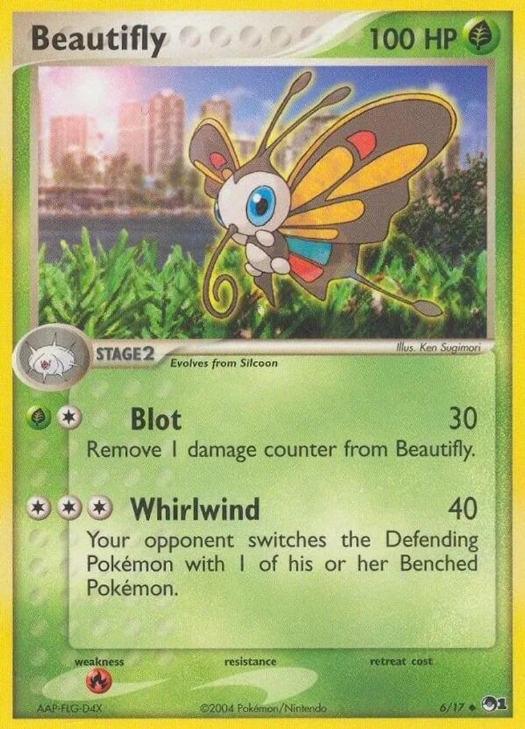 Beautifly card front, POP Series 1 6/17