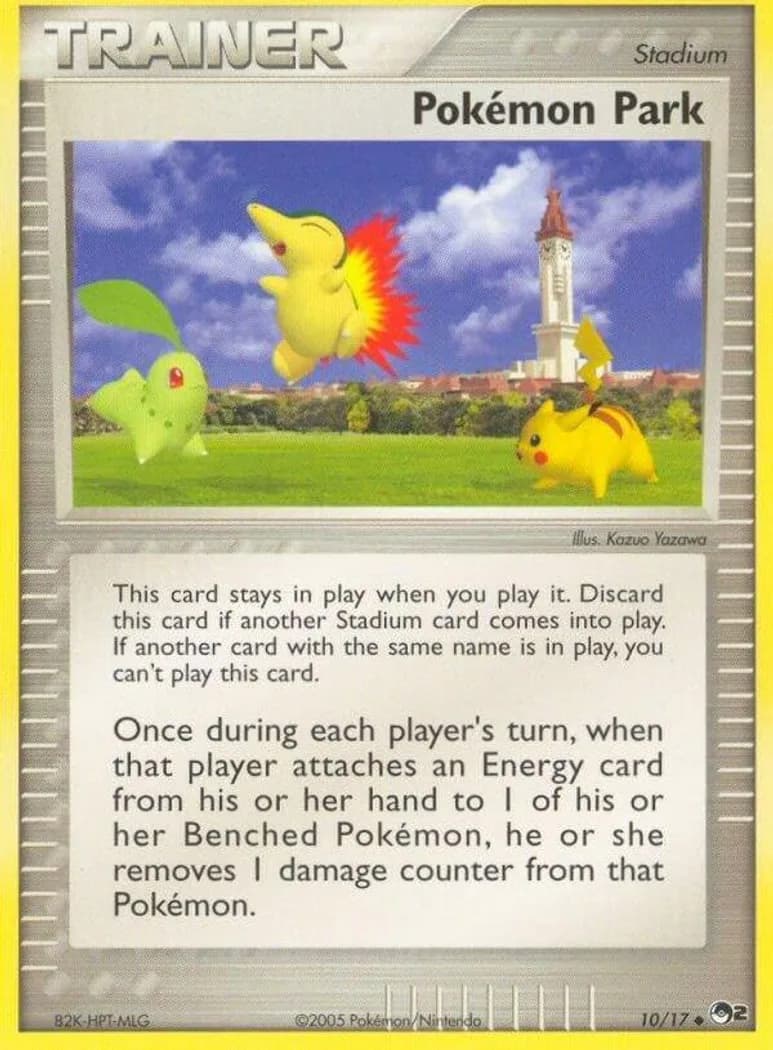 Pokémon Park card front, POP Series 2 10/17