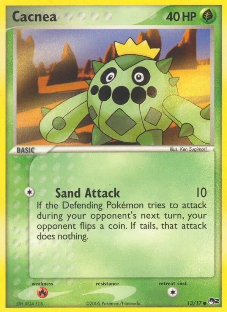 Cacnea card front, POP Series 2 13/17